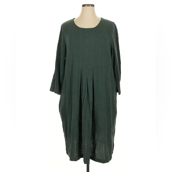 Gudrun Sjoden - Galia Dress - Pine Green - XL - New w/Tags - Picture 1 of 8